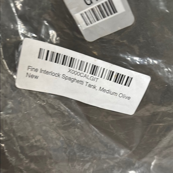 NWT BluePrint Brand -Olive Green spaghetti tank top - ladies M - Picture 4 of 6